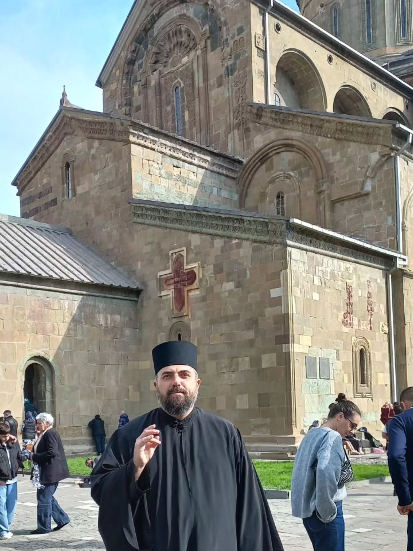 Father Dragan greets from Svetitskhoveli Monastery in Georgia