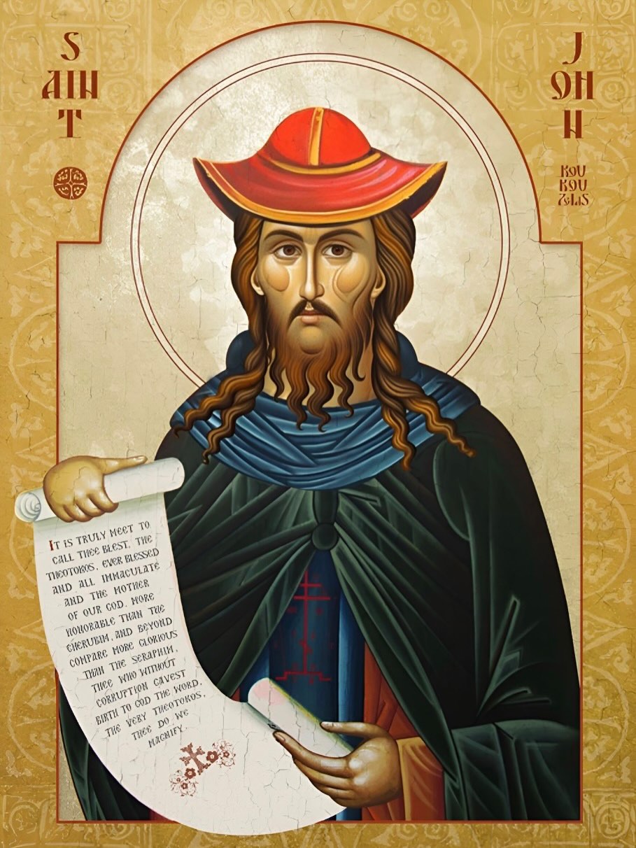 Saint John Koukouzelis: Byzantine chanter who fled court for Mount Athos