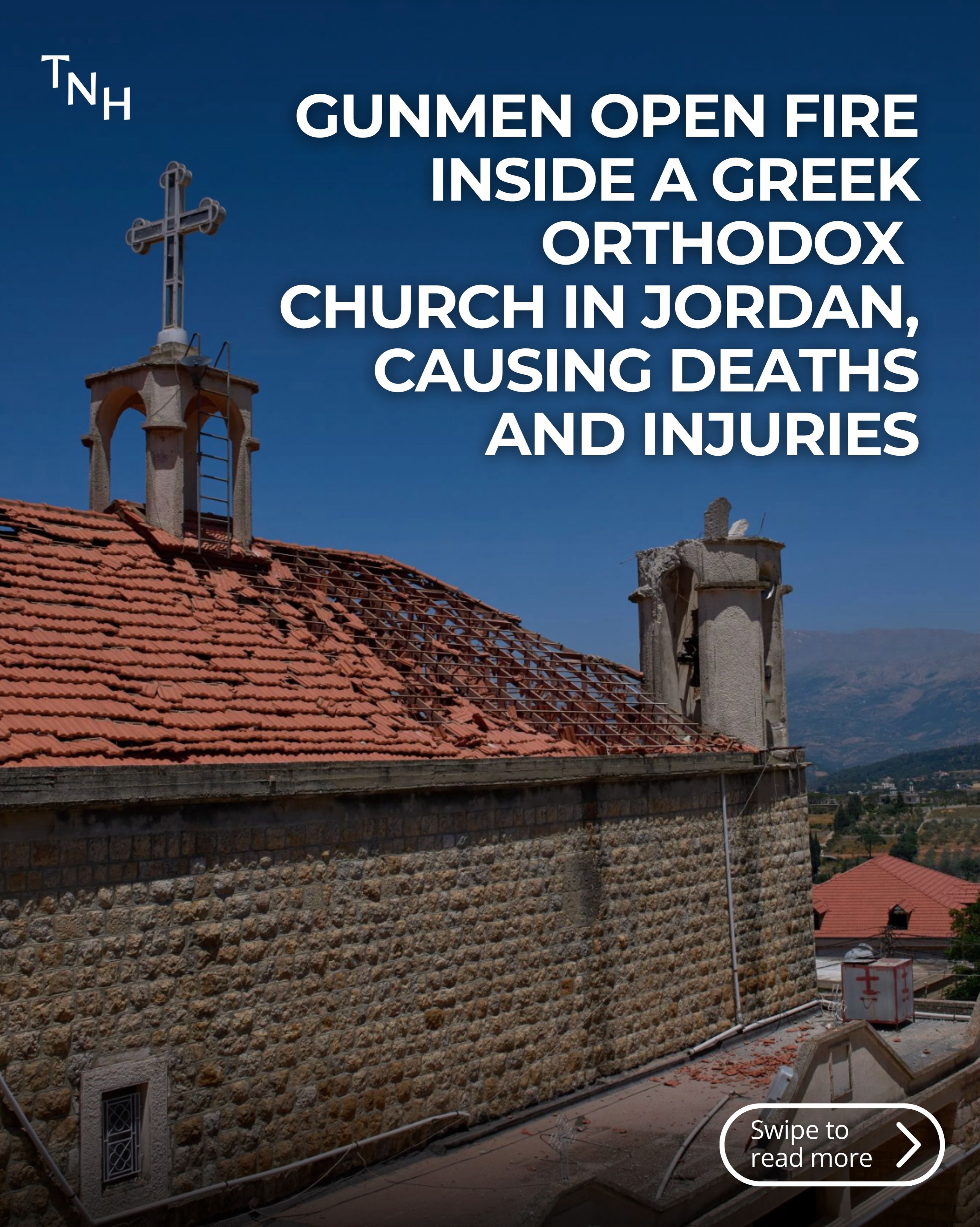Gunmen Open Fire at Greek Orthodox Church in Karak, Jordan
