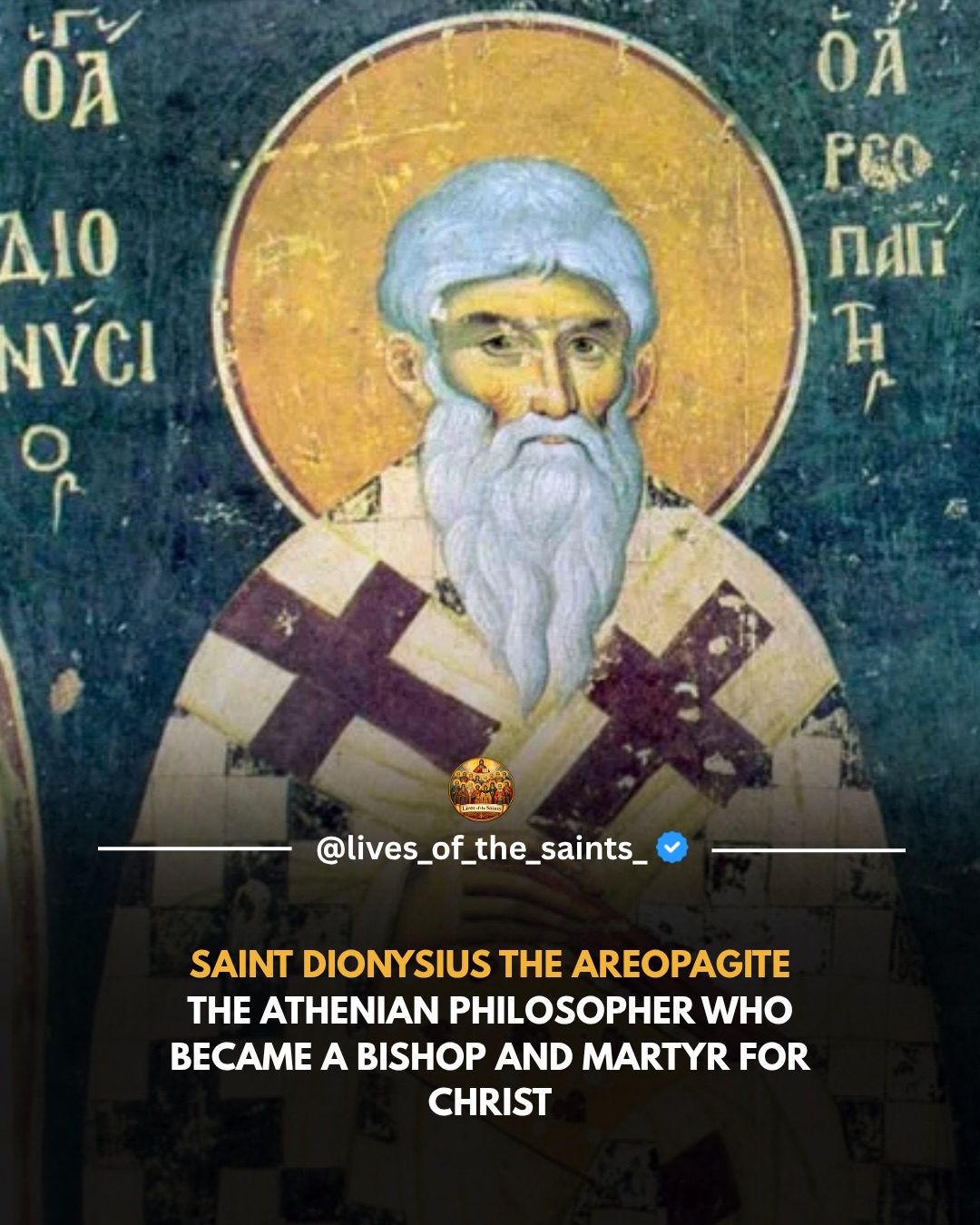From the Areopagus to Martyrdom: The Life of Saint Dionysius of Athens