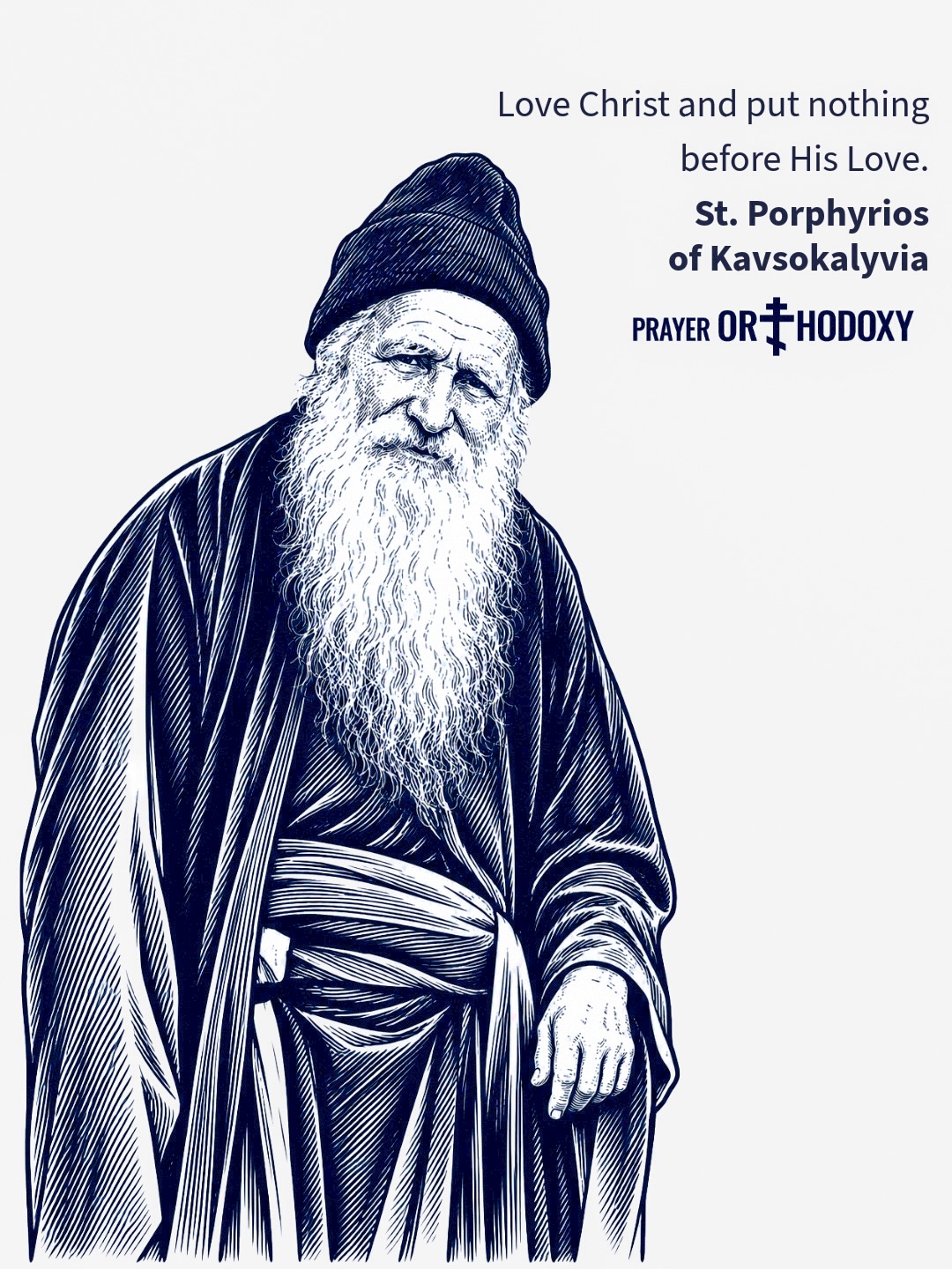St. Porphyrios of Kavsokalyvia: Biography and Three Sayings