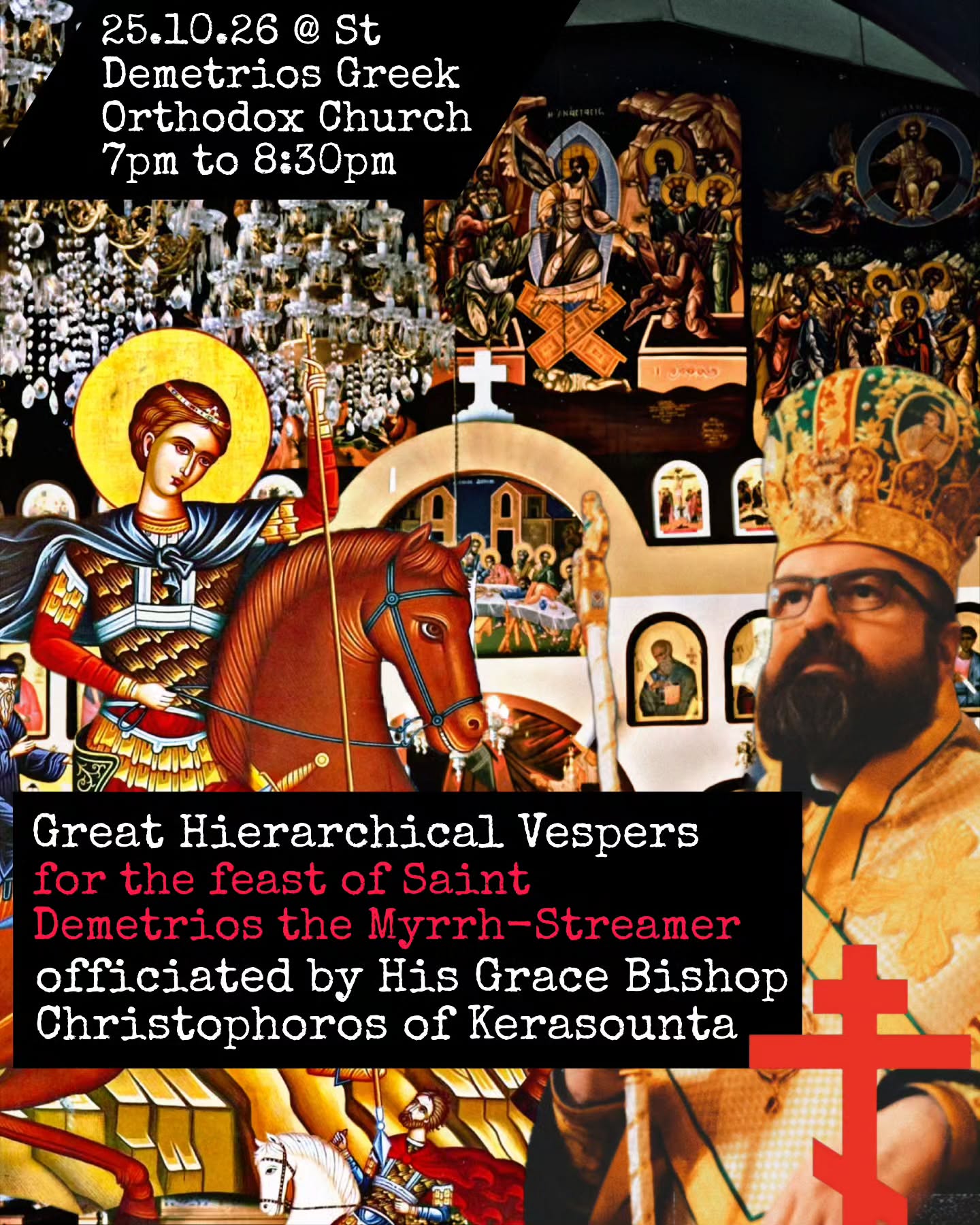 Hierarchical Vespers for Saint Demetrios at St Marys Church